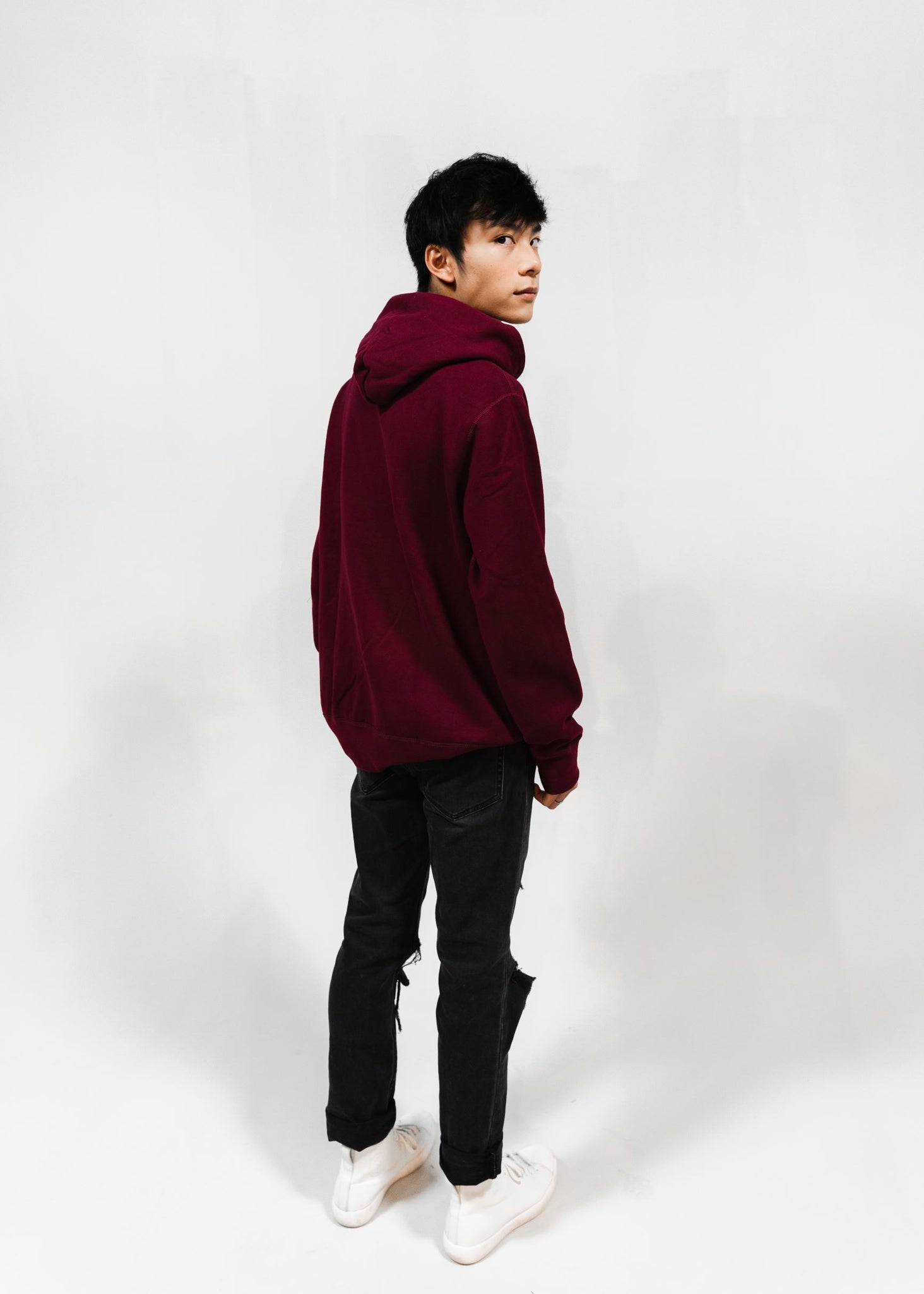 MEN'S ROUGE BURGUNDY HOODIE