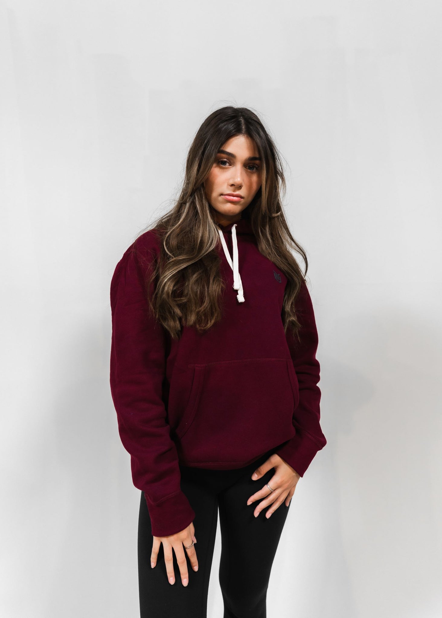 WOMEN'S ROUGE BURGUNDY HOODIE