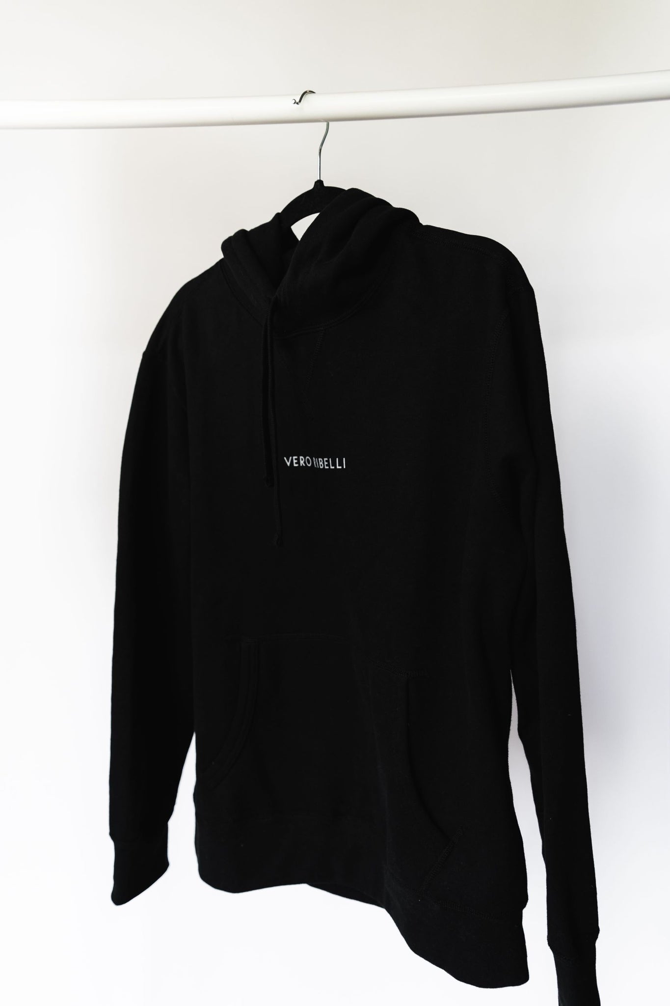 WOMEN'S COAL BLACK HOODIE